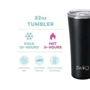 Swig Life 22 oz Mug, Tumbler | MATTE BLACK | BRAND NEW